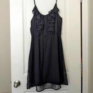 Black flowy summer dress